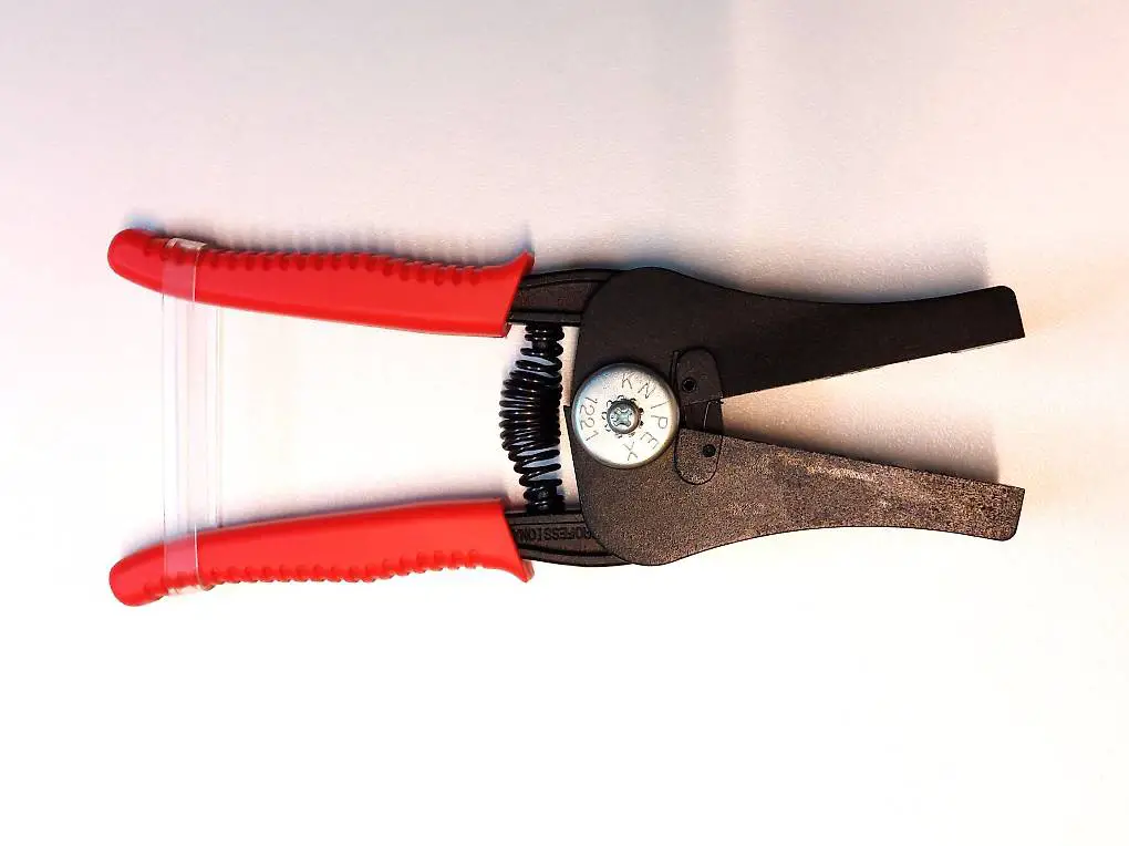 Knipex Abisolierzange 12 21 180 mit Formmessern