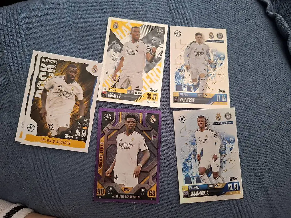 Fussballsammelkarten Sets