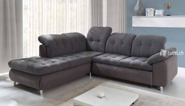  ECKSOFA WOHNLANDSCHAFT MIT BETTFUNKTION SOFA SEVILLA