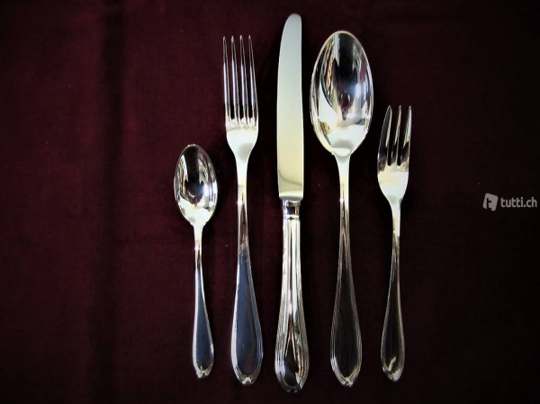  Garnitur 352-800 Reiner 30 teilig Silber 800