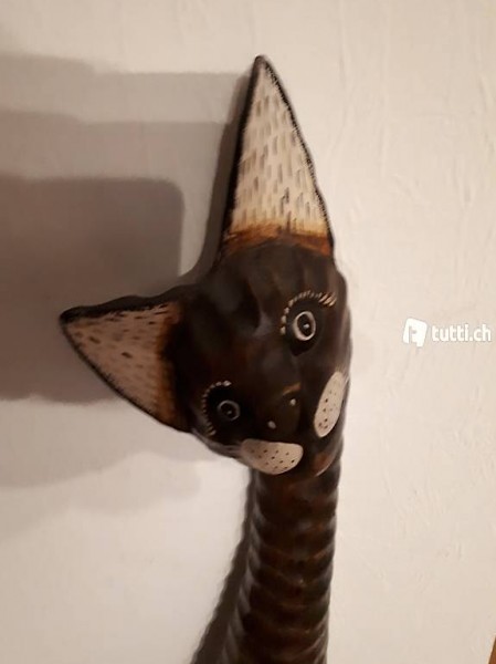 Holz Katze