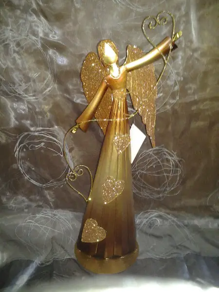 Freundschaftsengel aus Metall (Handarbeit)