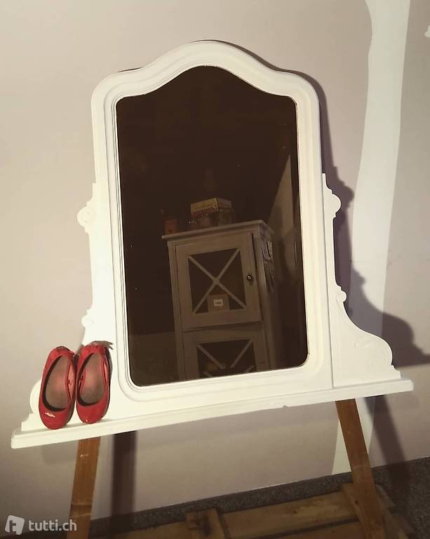 toller shabby Spiegel Aufsatz Landhaus