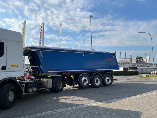 FLIEGL, Fliegl Kippsattelauflieger DHKA 390 24.5, Rückwärtskipper