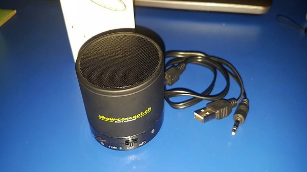Mini Bluetooth Lautsprecher in Schwarz-matt