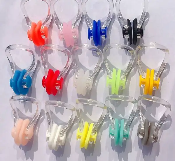  100 teile/los Kinder Weiche Silikon Schwimmen Nose Clip
