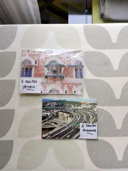  Cartes postales couleurs Venezuela & Yemen