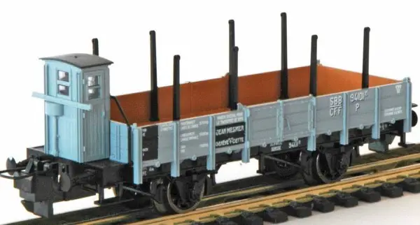 Trix Art.43891 Niederbordwagen mit Bremserhaus SBB
