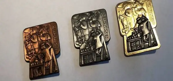 Basler Fasnachts Blaggedde Set 1990