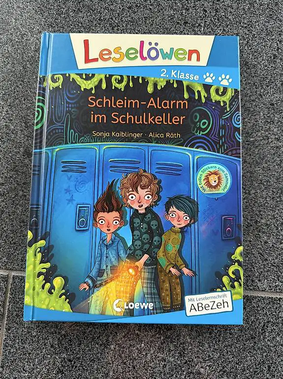 Lesebuch, Leselöwe 2. Klasse Schleim-Alarm