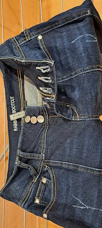 Rainbow Bootcut Damen Jeans Gr. 38