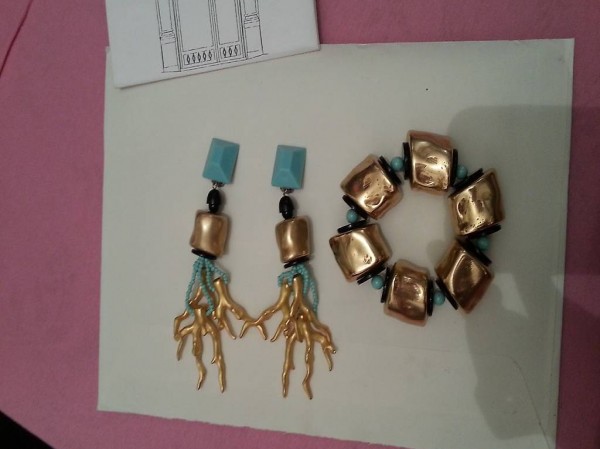 Set,bracciale e orecchini