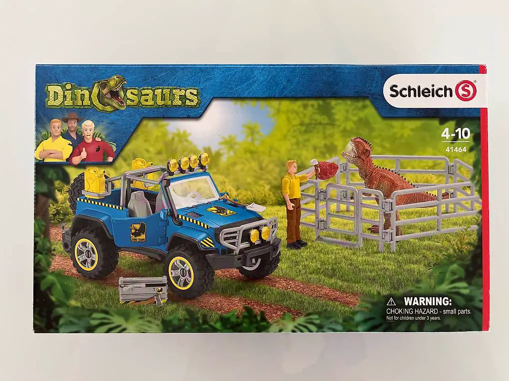 Schleich Dino 41464 Geländewagen mit Dino Aussenposten