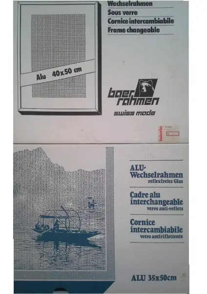 Bilderrahmen, Fotorahmen, Wechselrahmen