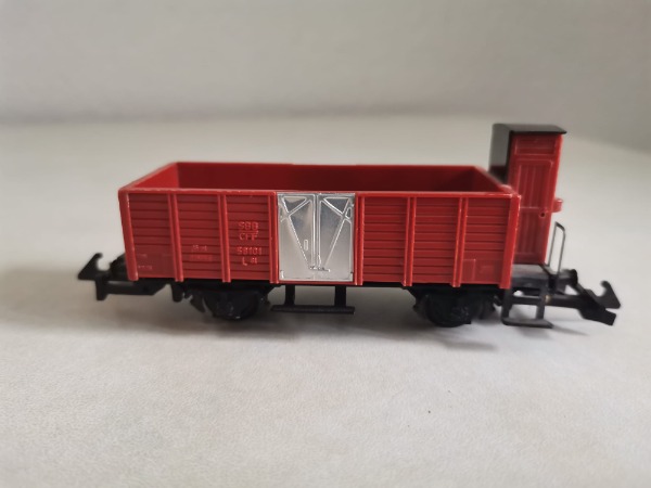 WESA Güterw. m. Bremserh. SBB rotbraun, ohne Box