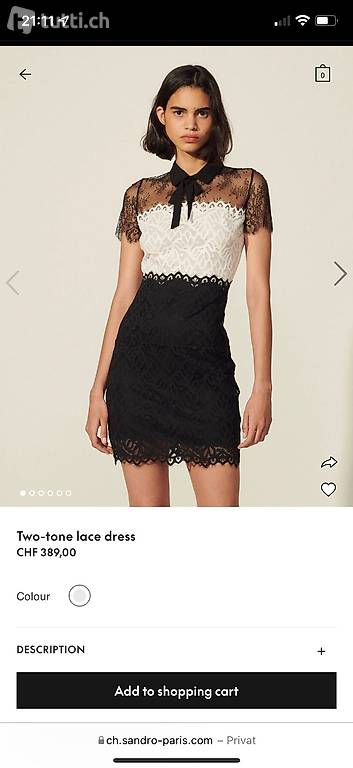 Kleid von Sandro Paris