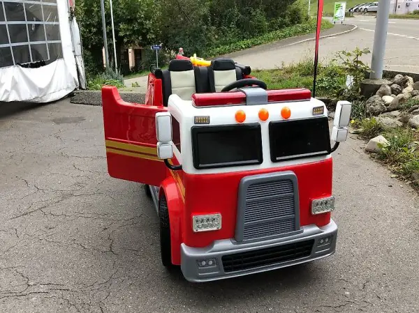  ATV Quad Kinder Feuerwehr rot