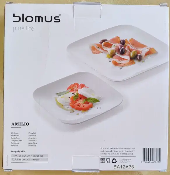 Blomus Amilio Dinierset (2-teilig) aus Porzellan