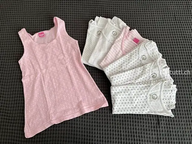 Set Unterleibchen/Tanktops Grösse 122/128