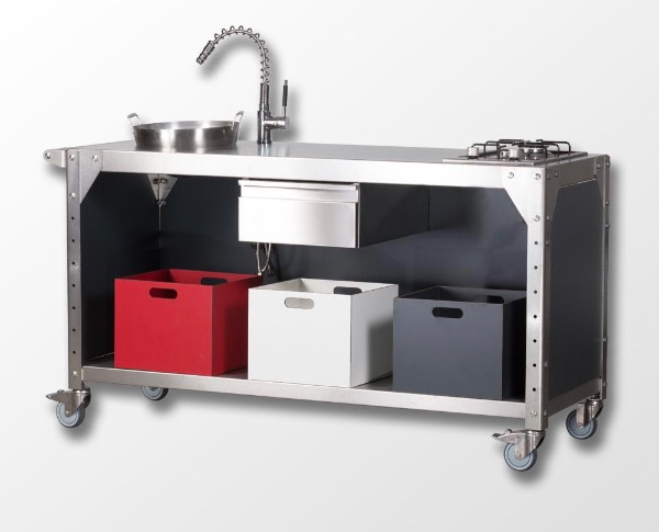 INOX Gartenküche - Outdoor Küche - Kochstelle