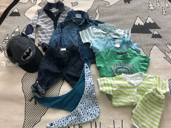 Kleiderpaket für coole Jungs 74