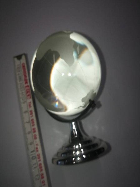 Mappamondo palla in vetro