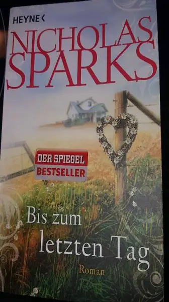 Romam von Nicholas Sparks Bis zum letzten Tag