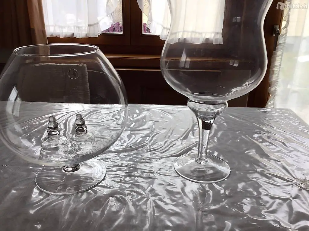 Glasschalen Deko, neuwertig, Stückpreis