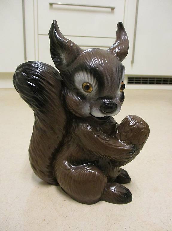 ZEHO Garten-Figur Eichhorn Eichhörnchen Gartenzwerg NEU