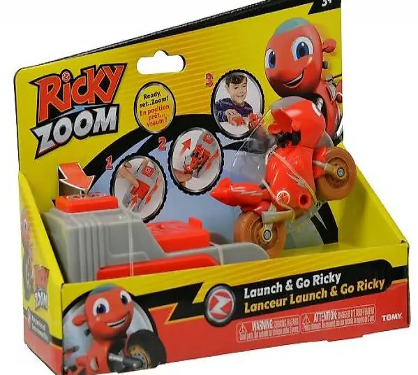 Ricky Zoom - Launch & Go - rot oder blau