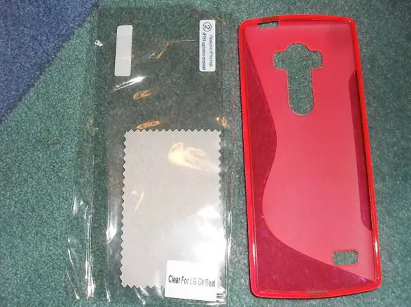 Smartphone Hülle mit Panzerglas für LG G4s/beat pink neu