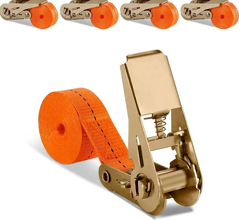 Spanngurte mit Ratsche 2M - 4er Pack Ratschengurte, Verstell