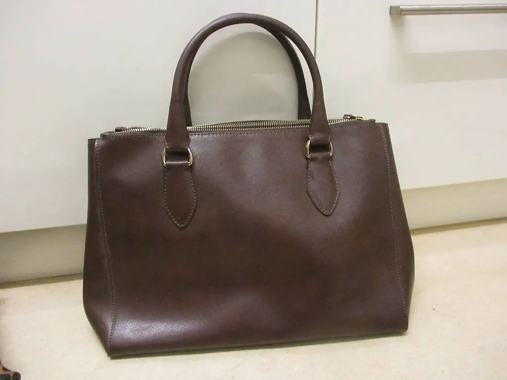 Business Shopper Handttasche ABRO Rindsleder marron TOP