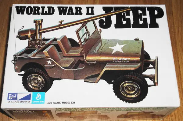 MPC World War II Jeep 1:25