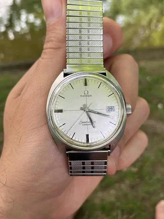 Vintage Omega Seamaster Cosmic Watch 25 year SBB gift