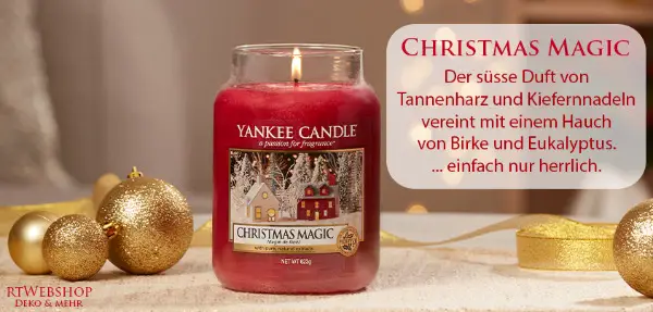 Yankee Candle Christmas Magic large Jar