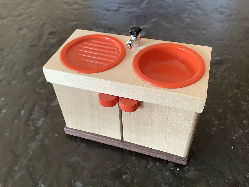 Küche für Puppenhaus, Holz