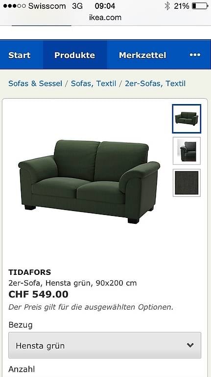 sofa gratis