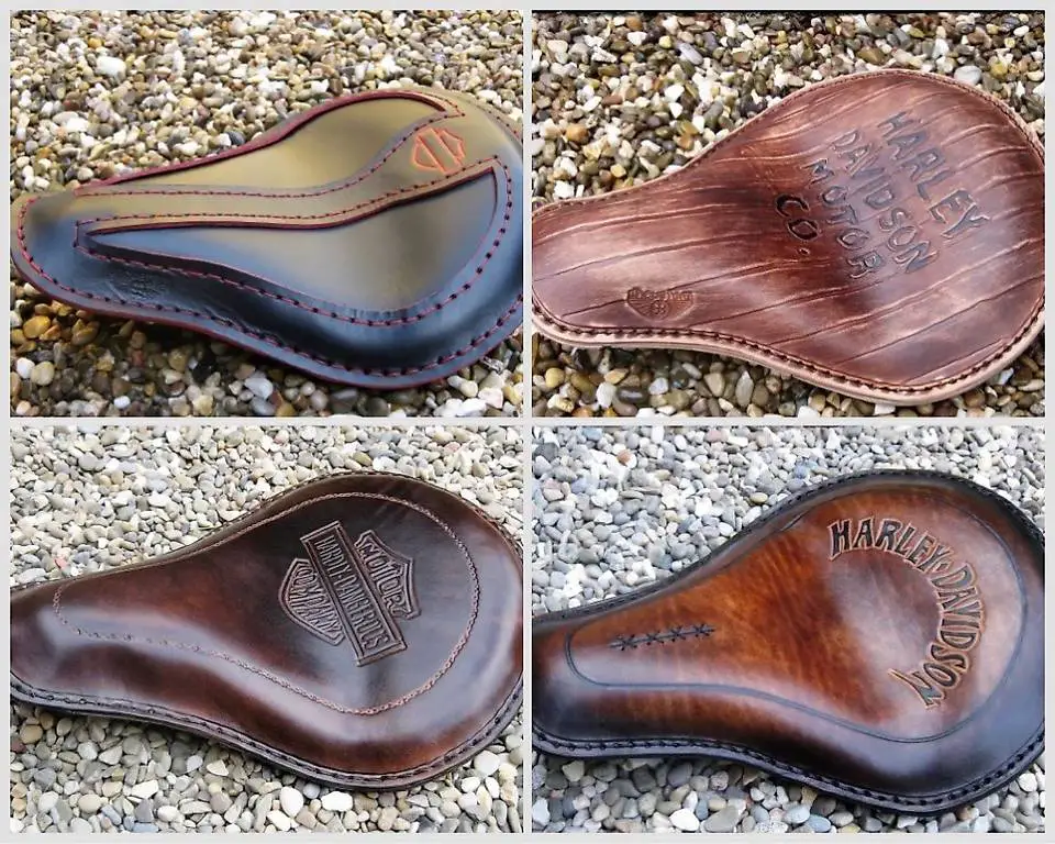 Motorradsitz Schwingsattel für HARLEY-DAVIDSON und INDIAN