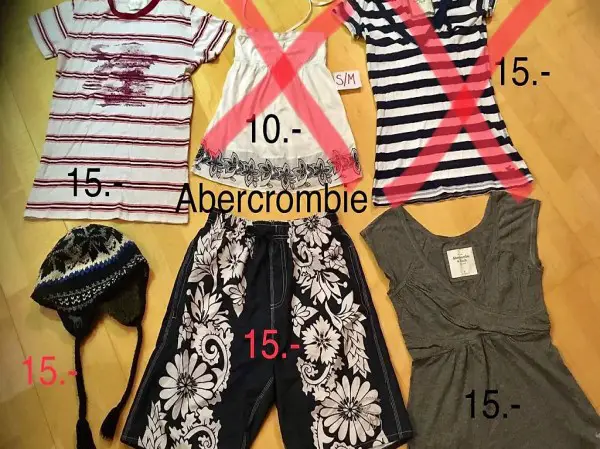 Schönes Abercrombie Kleiderpaket S/M stk. 15.-