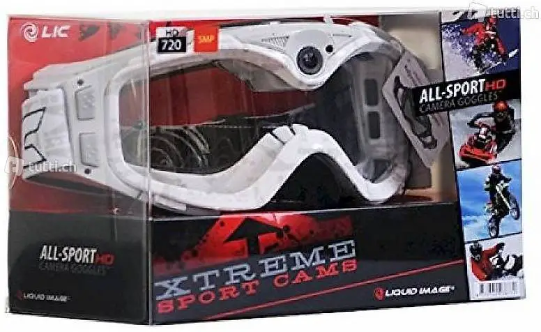maschera con telecamera hd sci, snowboard, motocross cam