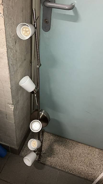 Lampadario da soffitto con 5 faretti orientabili