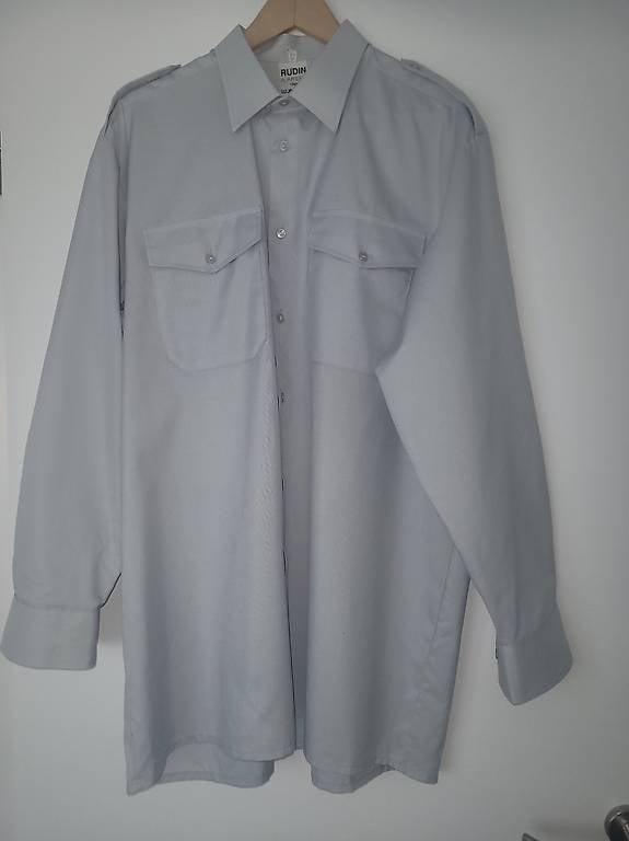 Militär Hemd langarm (2 Stück)