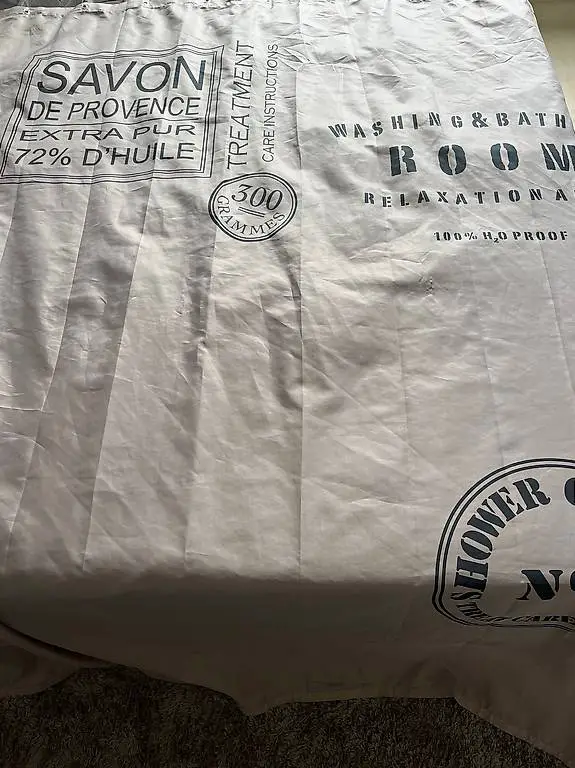 Duschvorhang 180x200 Taupe/Sand/Bronze