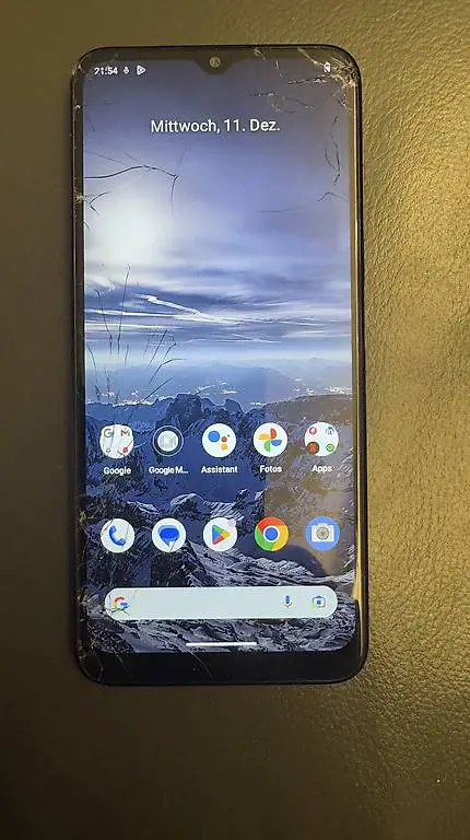 nokia g21 4gb 128gb mit 1Bruch am Display