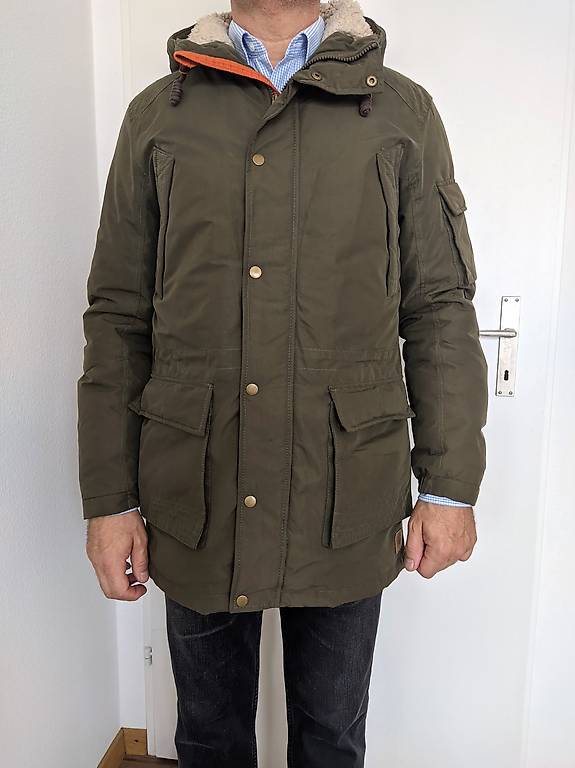 Winter-Herbst Jacke JACK & JONES mit Kapuze, Grosse M.