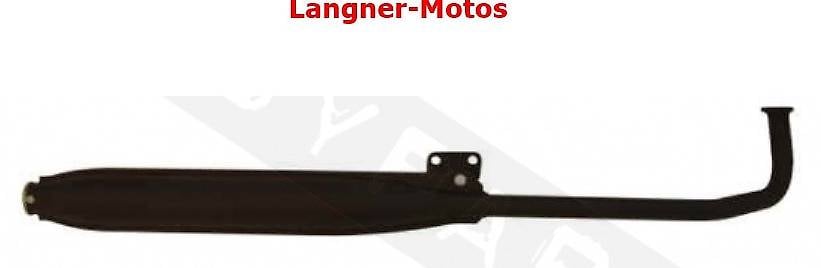 Mofa Auspuff TECNO Tomos Quadro, Classic A3/A35 Ø22mm Tuning