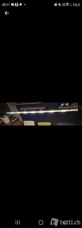 Schöne designer Esszimmerlampe 122cm lang