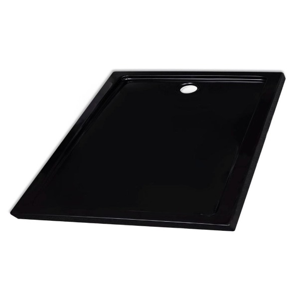  Duschtasse ABS Quadratisch Schwarz 90×90 cm