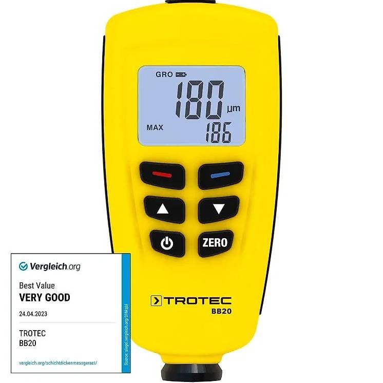 Trotec BB20 Schichtdicken-Messgerät NEU - T3510205075